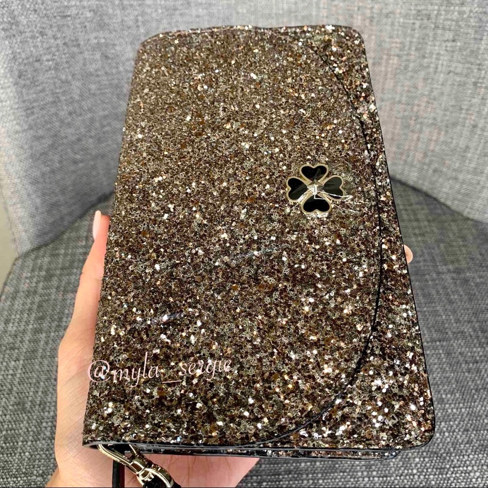 Kate Spade Wristlet Multifunctional Odette Glitter - Picture 4 of 8